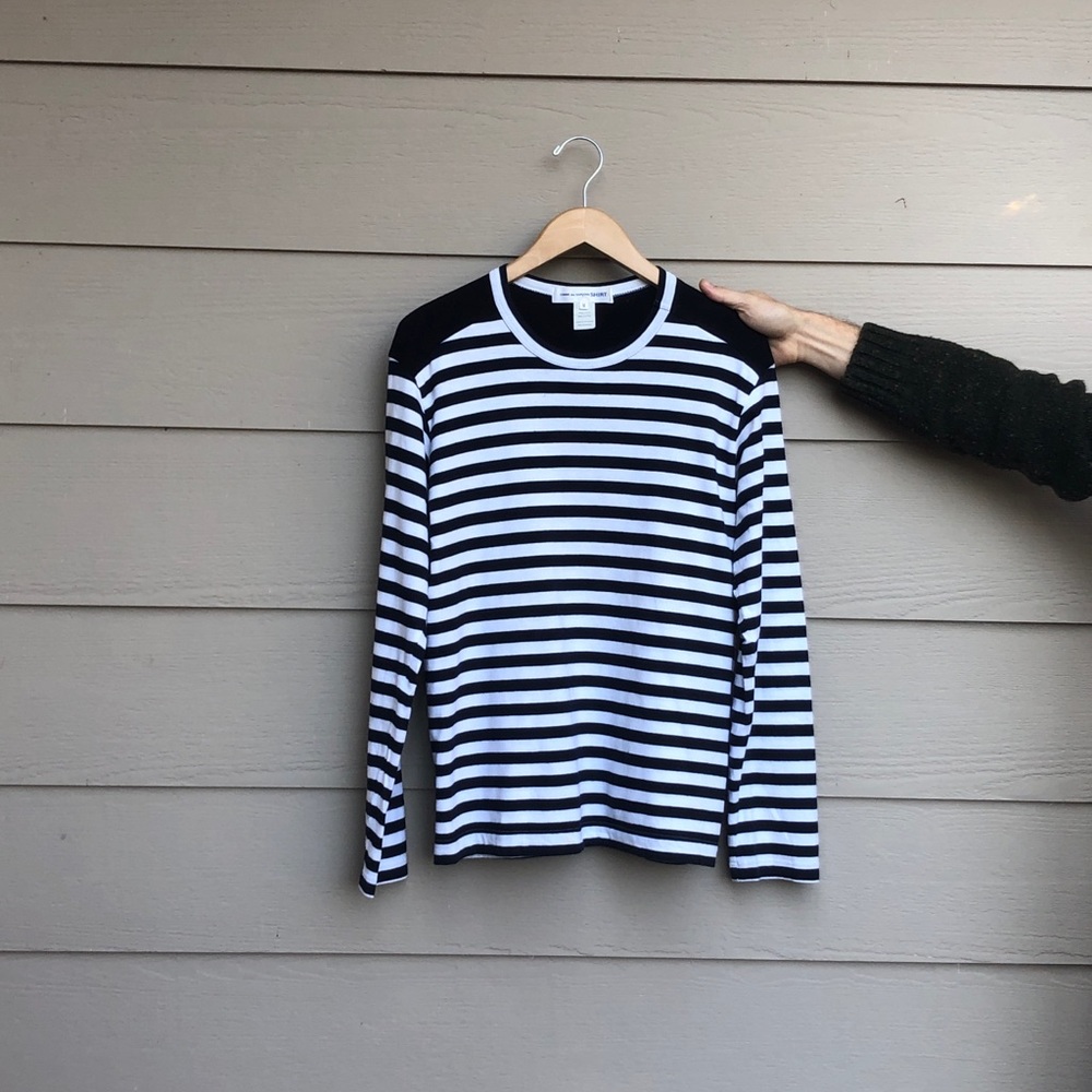 COMME DE GARÇONS striped jersey tee